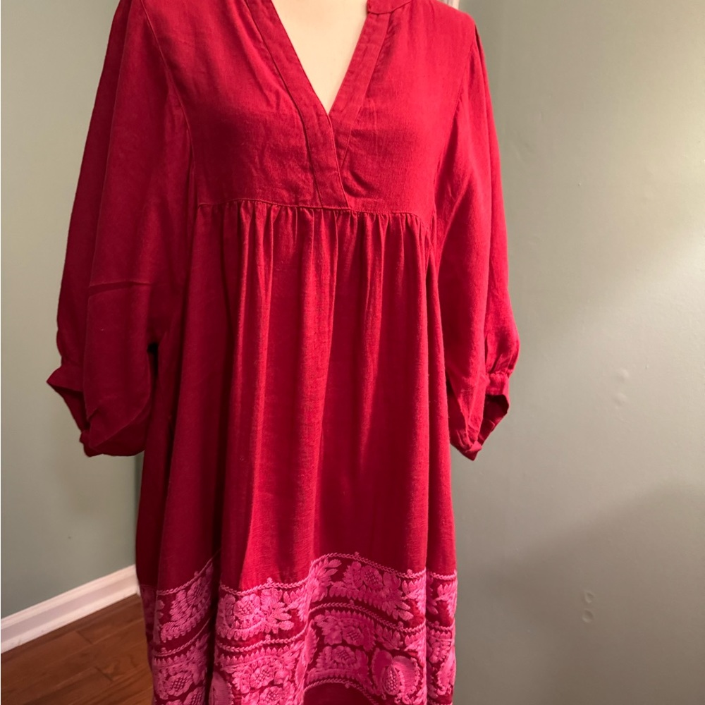 Uncle Frank Red Dress Size M/L